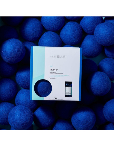 Kit de Pelotas de Secadora Capri Blue Volcano - 3 Pelotas de Lana + Aceite