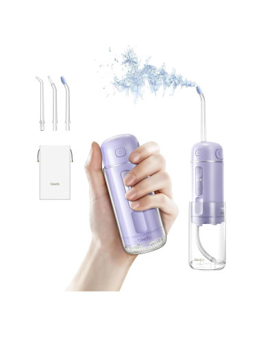 Hilo Dental de Agua Bixdo A30 Pro Portátil Púrpura 3 Modos