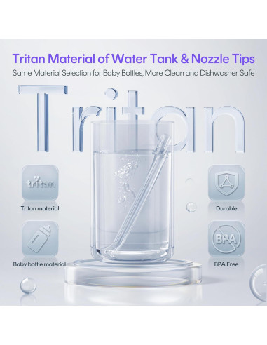 Hilo Dental de Agua Bixdo A30 Pro Portátil Púrpura 3 Modos