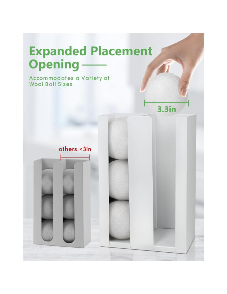 Soporte Magnético para Pelotas de Secadora Kevenal - 16.5x9.4x25.4 cm