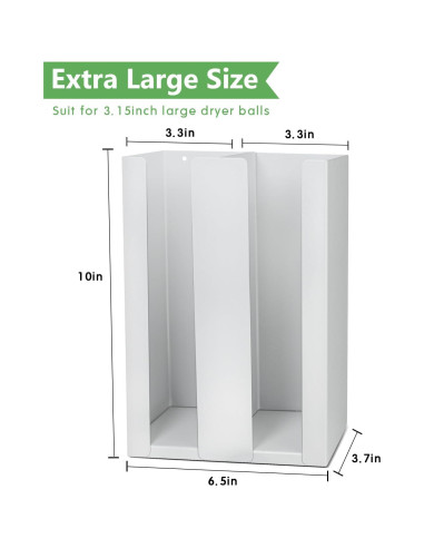 Soporte Magnético para Pelotas de Secadora Kevenal - 16.5x9.4x25.4 cm
