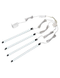 Cefrank Luces LED de Exhibición 4 Barras 6000K Blanco Frío