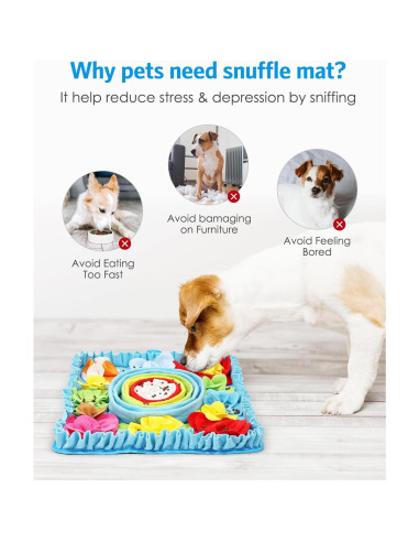 Alfombra de Olfateo AMIR para Perros 50x50 cm Interactiva
