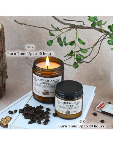 Vela Aromática de Soja Yushan - 113g Café Americano