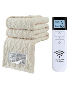 Manta Eléctrica XINIUSLEEP 127x152cm 5 Niveles Calor Beige