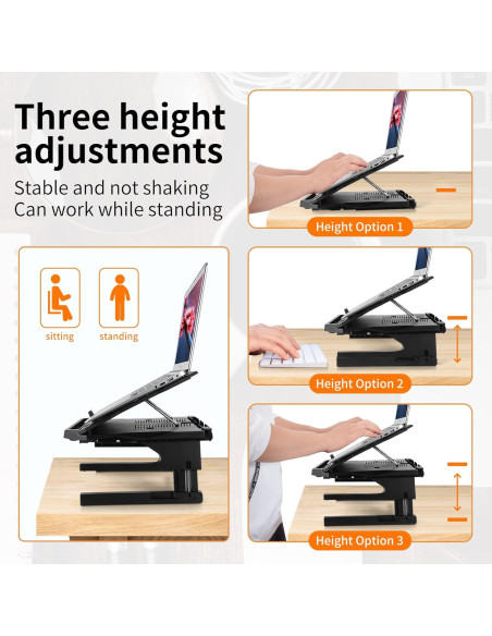 Soporte para Laptop OImaster 10-17" Ergonómico Plegable