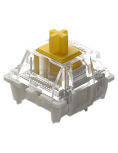 Interruptores Gateron Amarillos Prelubricados para Teclado Mecánico - 70 Piezas