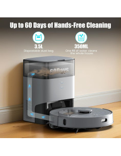 Aspiradora Robot AIRROBO T25+C con Autovaciado y Mapeo LDS 2