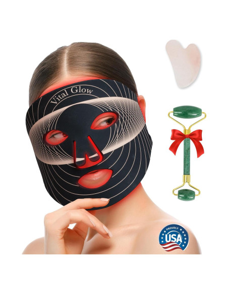 Máscara de Terapia de Luz LED Vital Glow - Antienvejecimiento Máscara de Terapia de Luz LED Vital Glow - Antienvejecimiento