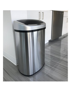 Basurero Automático iTouchless 13 Galones Acero Inoxidable 2