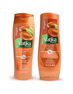 Combo Champú y Acondicionador Vatika Naturals Argan 400ml