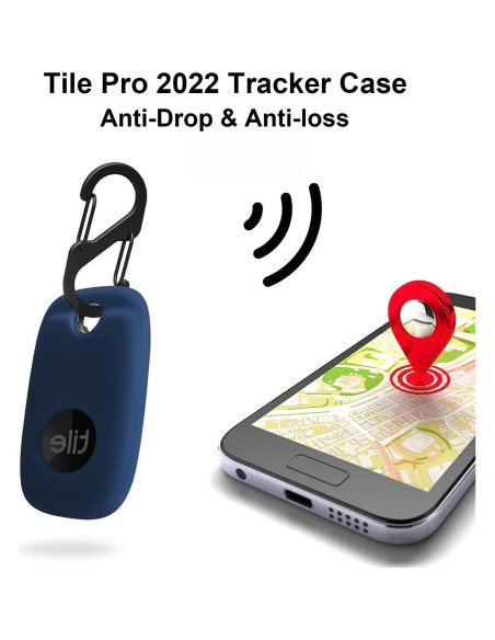 Funda de Silicona para Tile Pro 2024/2022 - 4 Paquetes Negros Funda de Silicona para Tile Pro 2024/2022 - 4 Paquetes Negros