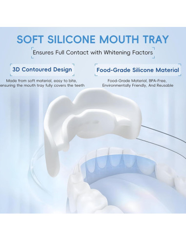 Gel Blanqueador Dental TEAWOO 60ml - Sin Peróxido, Dientes Sensibles