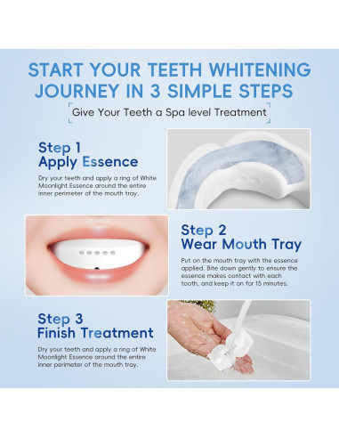 Gel Blanqueador Dental TEAWOO 60ml - Sin Peróxido, Dientes Sensibles