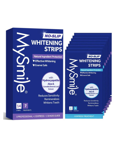 Tiras Blanqueadoras MySmile para Dientes Sensibles - 7 Días