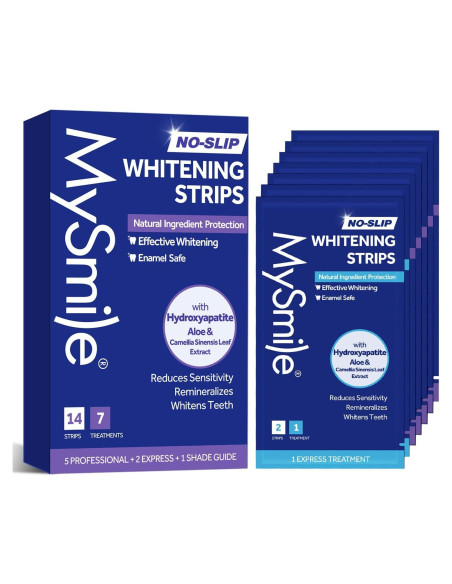 Tiras Blanqueadoras MySmile para Dientes Sensibles - 7 Días