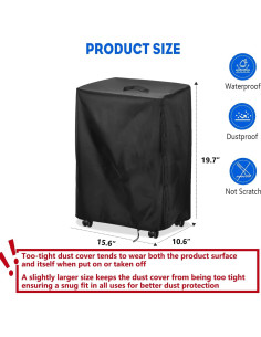 Funda para Trituradora de Papel Letsteel BONSEN S3112 420D 2