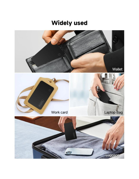 2 Tarjetas Localizadoras JTD para Cartera iOS Find My IP68 2 Tarjetas Localizadoras JTD para Cartera iOS Find My IP68