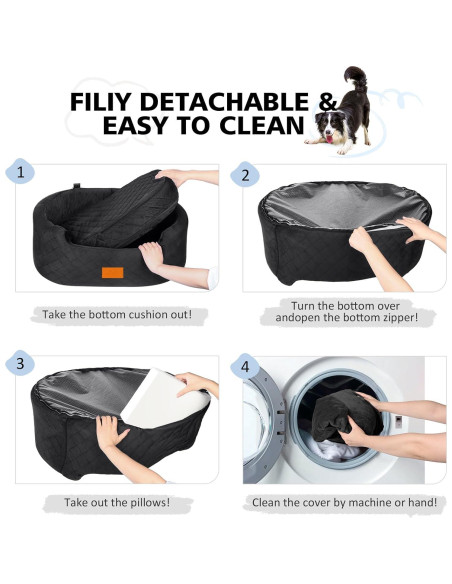 Asiento de Coche Elevador para Perros Medianos Feporen 80x50cm