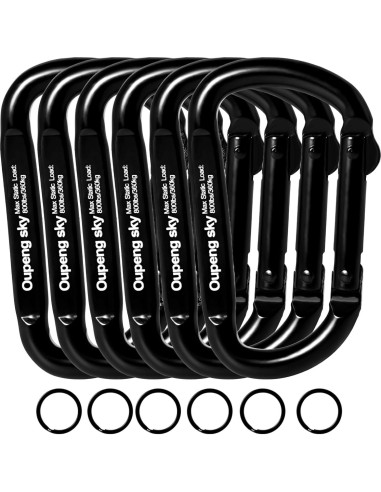 Clip de Carabinero Oupeng Sky 6pcs 800lbs Negro
