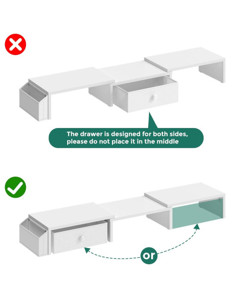 Soporte Doble Monitor VERSASKY Ajustable Ergonómico Blanco