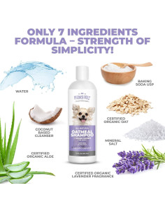 Champú y Acondicionador 2-en-1 Mighty Petz 16 oz Avena Aloe 2