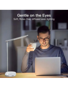 Lámpara de Escritorio LED Reankani con Cargador Inalámbrico 3 Modos 2