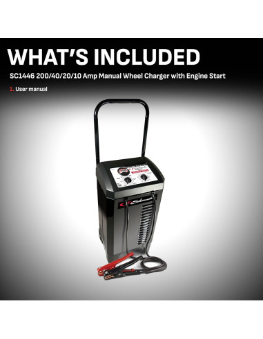 Cargador y Arrancador Schumacher SC1446 200A 12V Manual