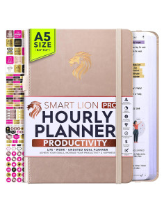 Planificador Diario Semanal Mensual A5 Freedom Mastery Oro Rosa