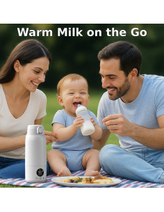 Calentador de Botellas Portátil Koalababy 500ml Acero Inoxidable 2