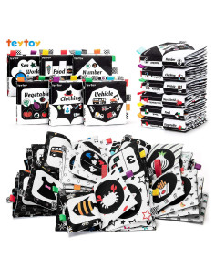 Conjunto de Libros de Tela Suave Teytoy 6 PCS para Bebés