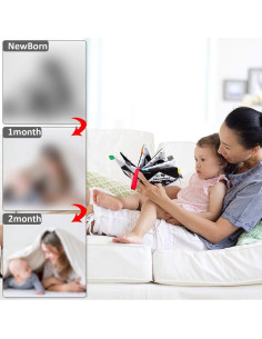 Conjunto de Libros de Tela Suave Teytoy 6 PCS para Bebés 2