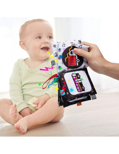 Conjunto de Libros de Tela Suave Teytoy 6 PCS para Bebés