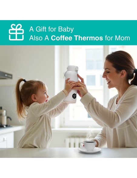 Calentador de Botellas Portátil Koalababy 500ml Acero Inoxidable