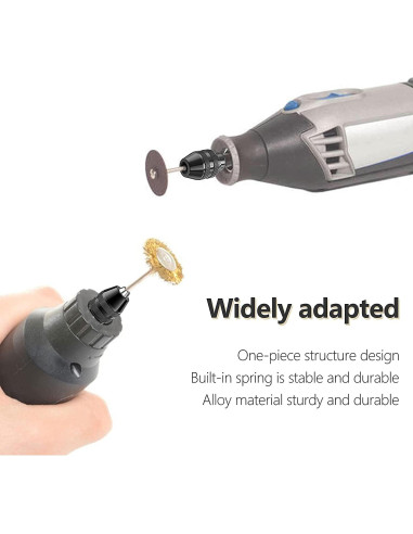 Juego de 2 Mandriles Sin Llave Mellbree 1/32" a 1/8"