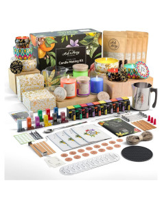 Kit de Fabricación de Velas de Soja ASH & HARRY - 10 Piezas