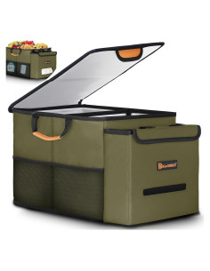 Organizador de Asiento de Coche DiGeeONEGU Aislado Verde Oliva