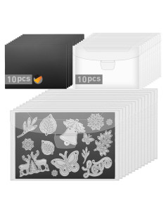 Set de Almacenamiento de Troqueles KKJCXY 20 Piezas Magnéticas