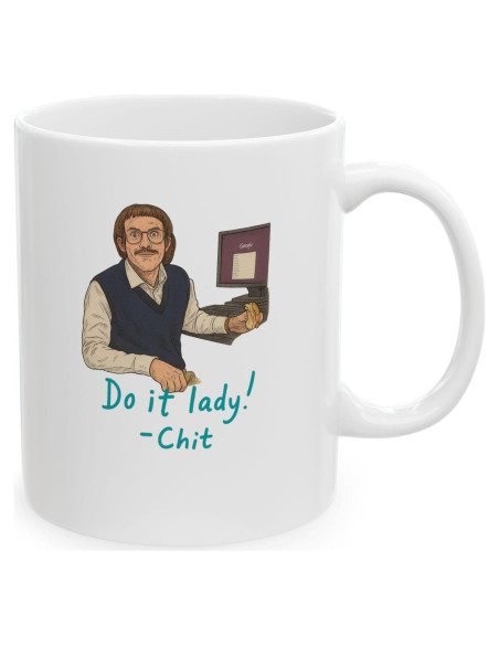 Taza de Café Do It Lady - Cerámica Minimalista 11oz y 15oz