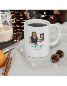 Taza de Café Do It Lady - Cerámica Minimalista 11oz y 15oz 2