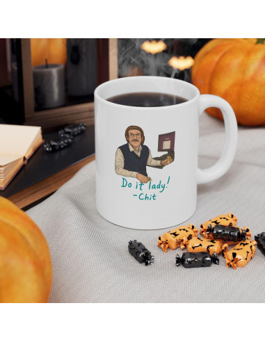 Taza de Café Do It Lady - Cerámica Minimalista 11oz y 15oz