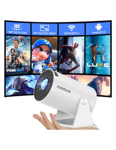 Mini Proyector Mentech HY300PRO WiFi Bluetooth 1080P 150"