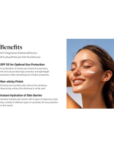 Protector Solar MDP+ Péptido 9 SPF 50+ Coreano 59g 2