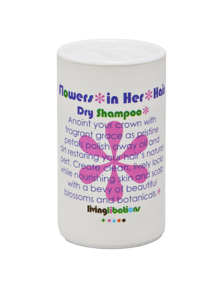 Champú Seco Orgánico Living Libations 30 ml - Flores en Su Cabello Champú Seco Orgánico Living Libations 30 ml - Flores en Su Cabello