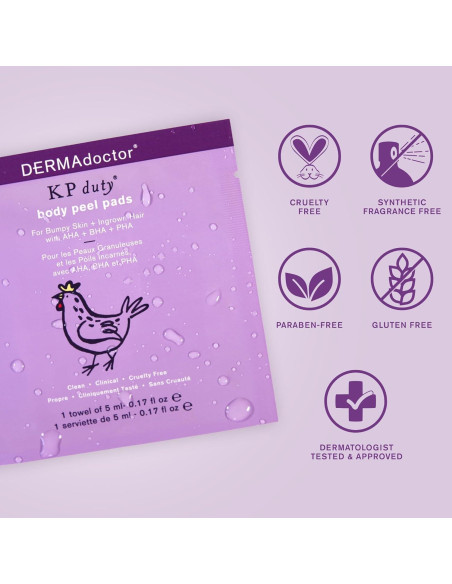 DERMAdoctor KP Bump Eraser Kit Exfoliante Corporal 10% AHAs