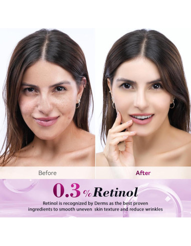 Suero Nocturno Ultra Retinol Glam Lady 97% Mucina Caracol 168g