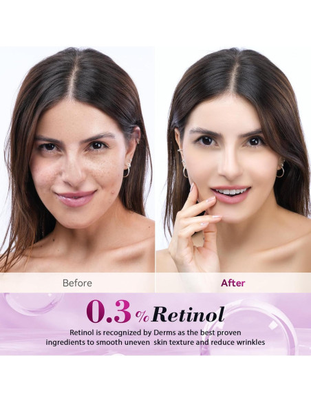 Suero Nocturno Ultra Retinol Glam Lady 97% Mucina Caracol 168g