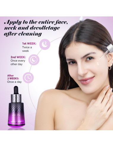 Suero Nocturno Ultra Retinol Glam Lady 97% Mucina Caracol 168g