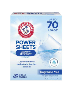 Hojas de Lavado ARM & HAMMER Power Sin Fragancia 35 Cargas