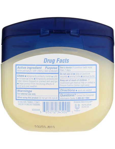 Vaselina Jelly de Petróleo Unilever 4 x 370 g - Hidratante